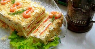 Как сделать вкусные закусочные торты